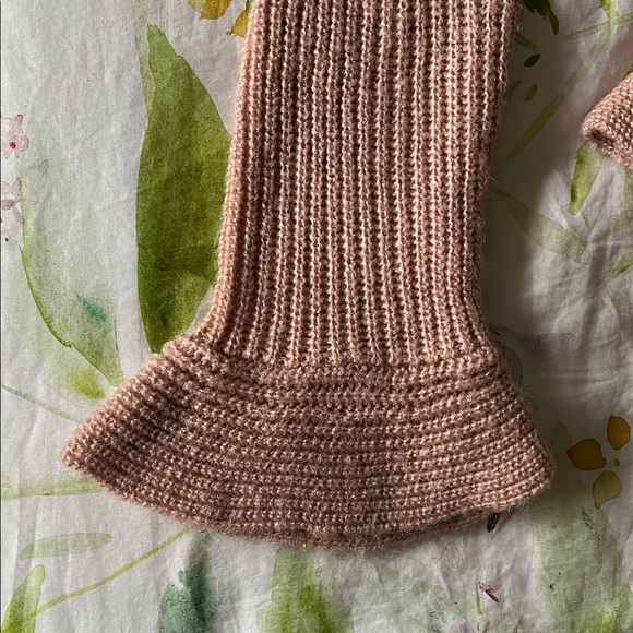 Dusty Pink Ribbed Cardigan - Picture 5 of 6